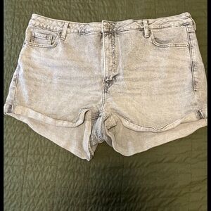 Old Navy Light Gray Jean Shorts